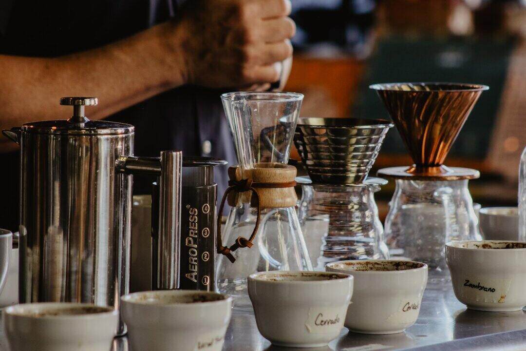 Pour over coffee